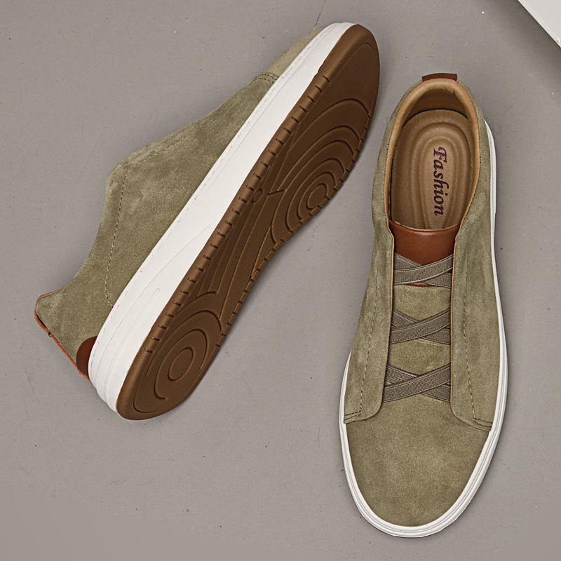 Men's Suede Casual Soft Bottom Versatile Shoes foto 4