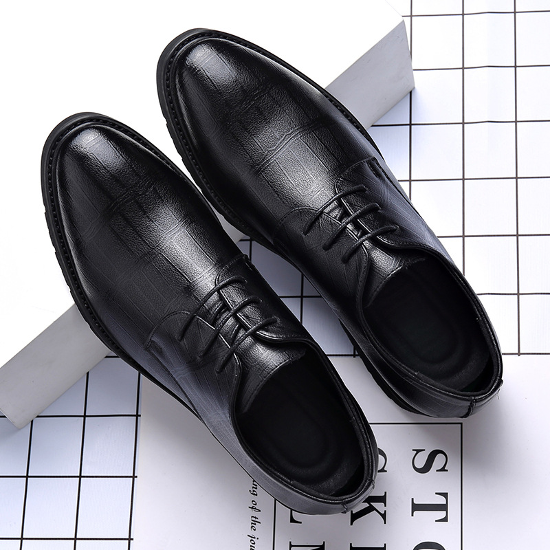 Genuine Leather Men's Formal Wear Plus Size Shoes foto 3