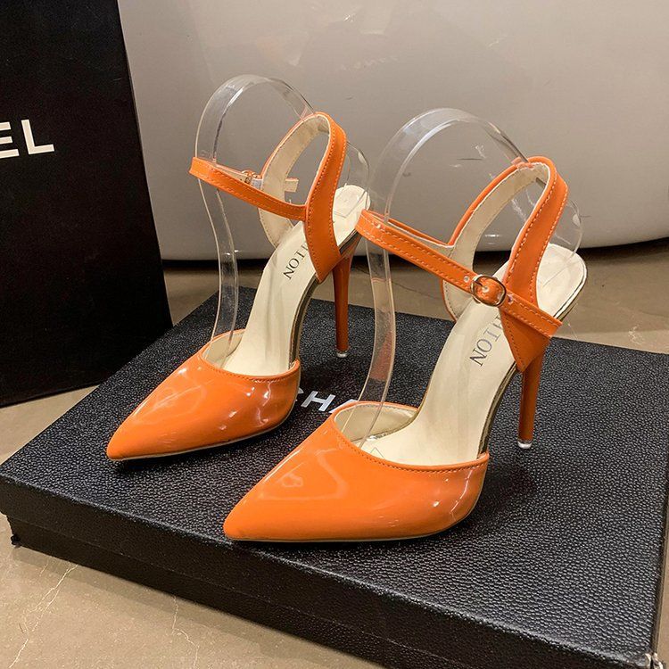 European And American Ankle-strap Buckle Sandals Women foto 5