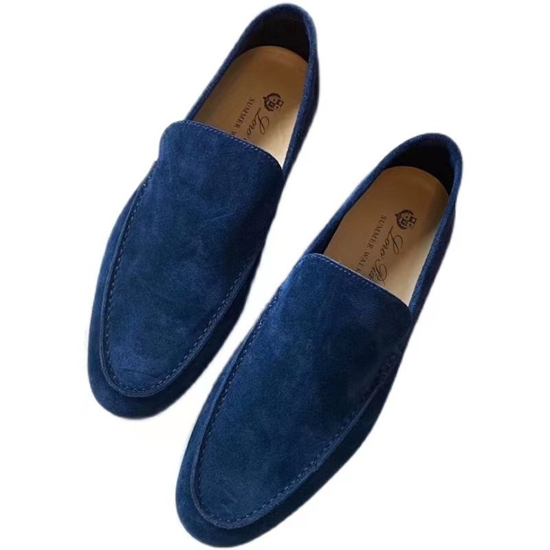 British Loafers Retro Flat Bottom Casual Men foto 5