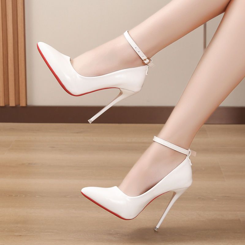 Spring And Autumn High Heels Stiletto Heel Shallow Mouth foto 3