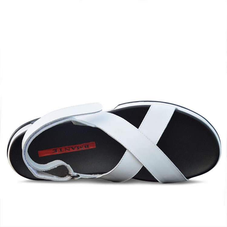 Korean Casual Men's Sandals Genuine Leather Elevator Beach foto 4