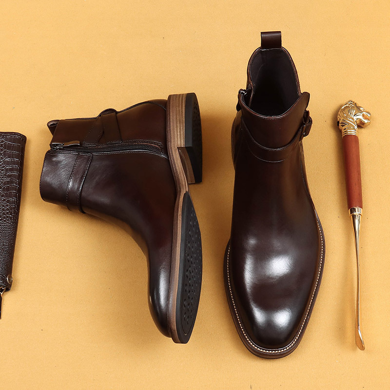 Business Formal Ankle Boots With Genuine Leather Lining foto 5
