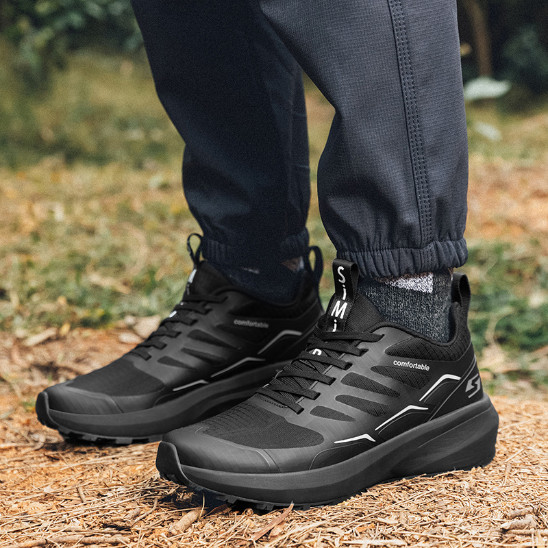 Men's Breathable And Non Slip Outdoor Travel Hiking Shoes foto 3