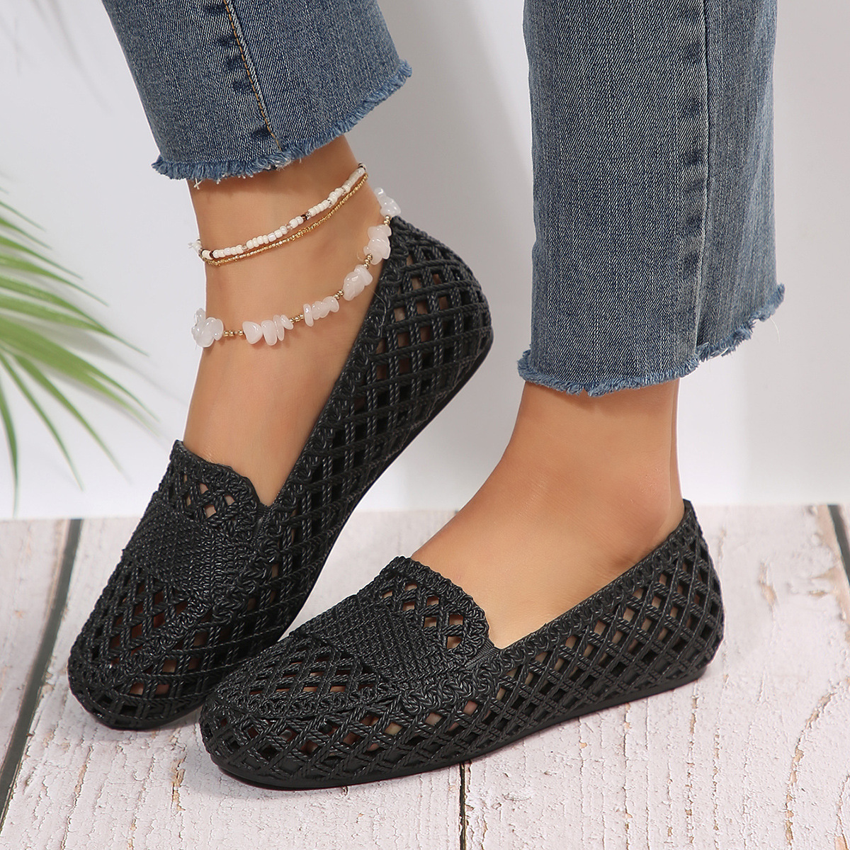 Mesh Breathable Outer Wear Leisure All-matching And Lightweight Women's Pumps foto 2