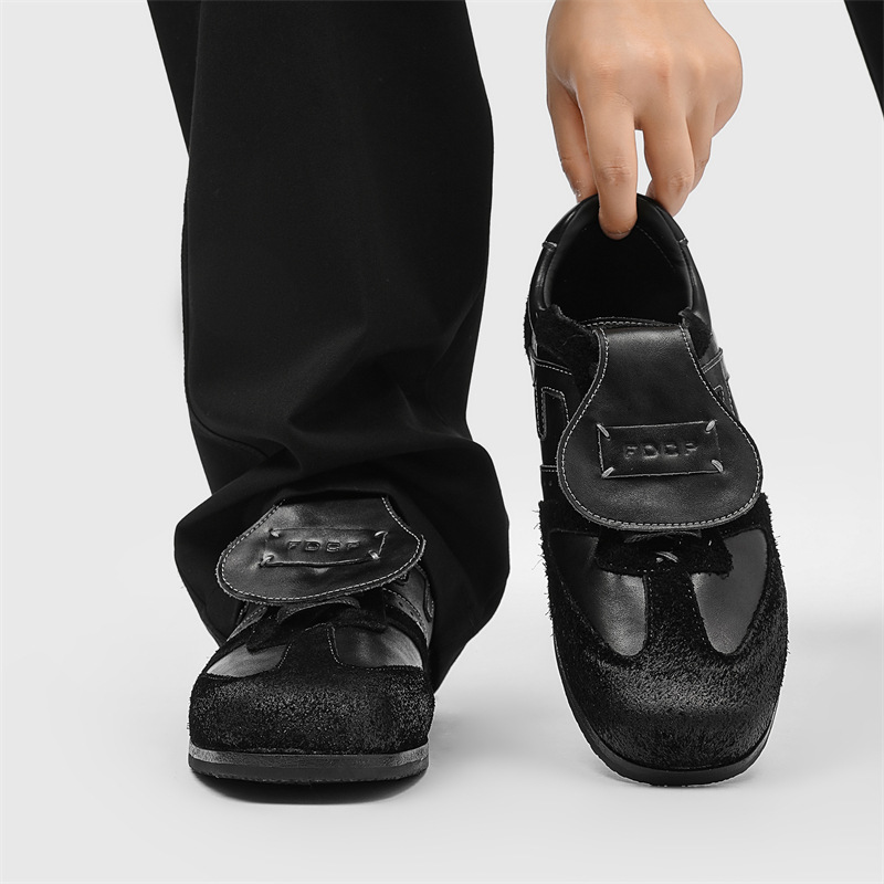 Mens Ultra-minimalist Boxing Shoes And Trendy English Derby Shoes foto 2