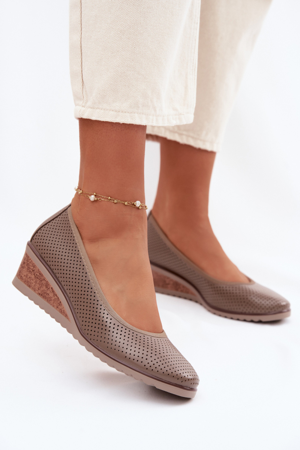 Schoenen op sleehak Step in style