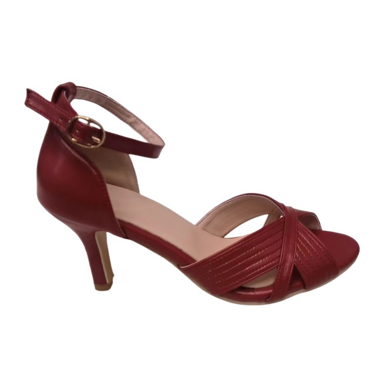 Summer Sexy Stiletto Heel Peep Toe Women's Shoes foto 5