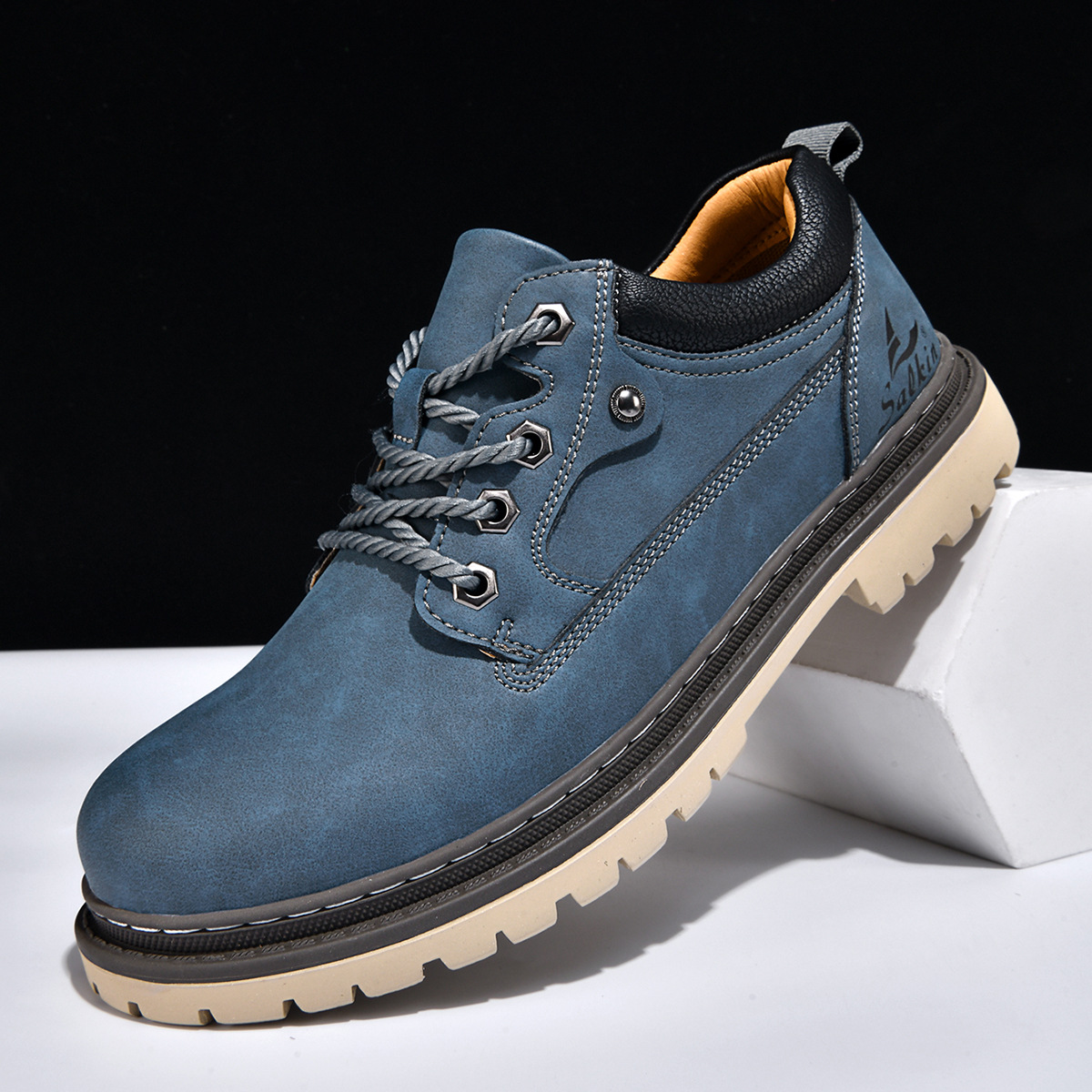 British-style Work Boots For Trendy Men foto 2
