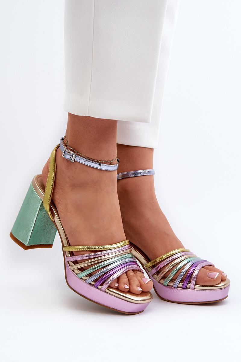 Sandalen op hak Step in style