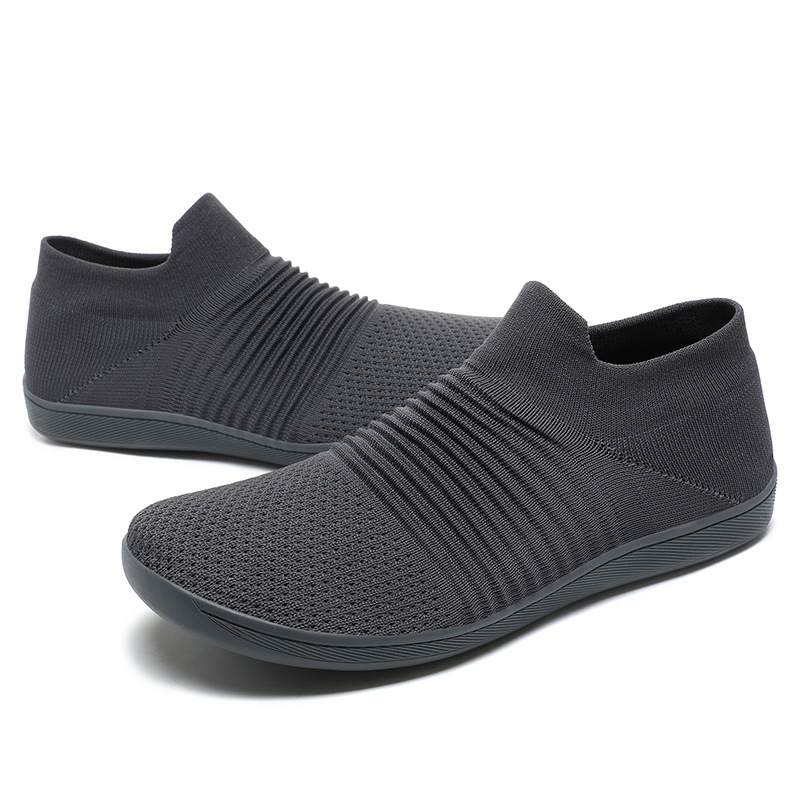 Flyknit Wide-toe Slip-on Sock Shoes Lightweight Comfortable And Durable For Men foto 2