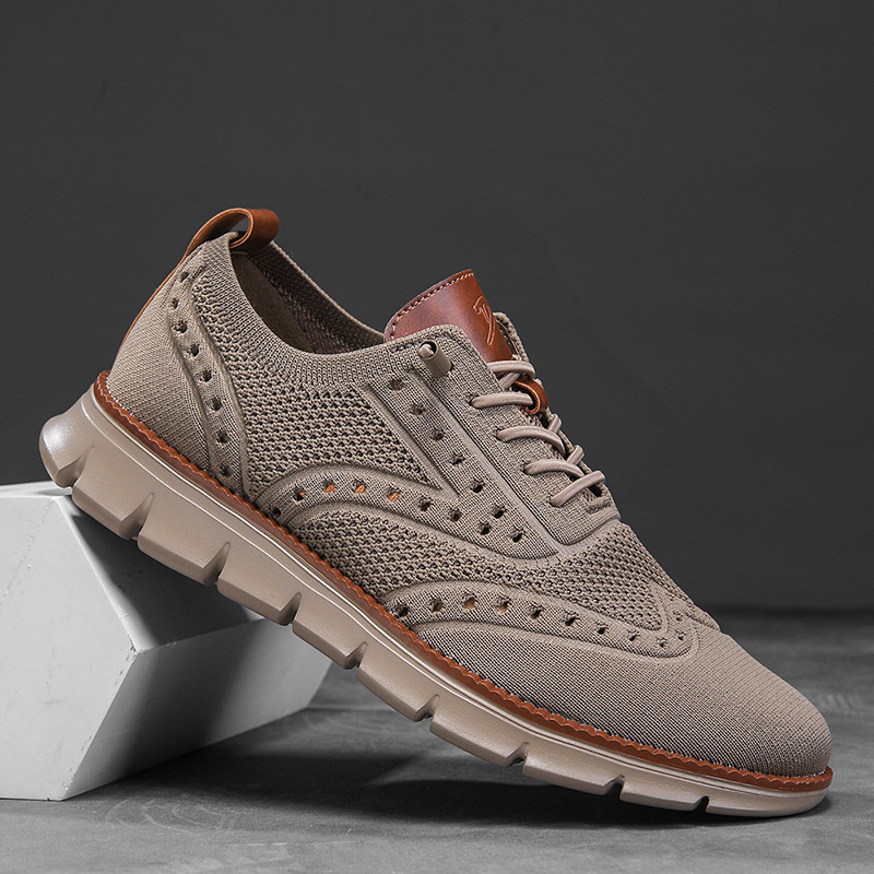 Large-size Breathable Mesh Soft-soled Lightweight Slip-on Casual Shoes foto 5