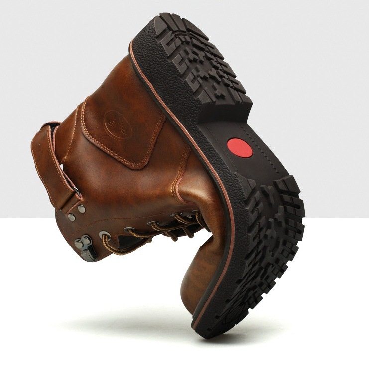 British Men Fleece-lined Martin Boots Casual Mid-top foto 5