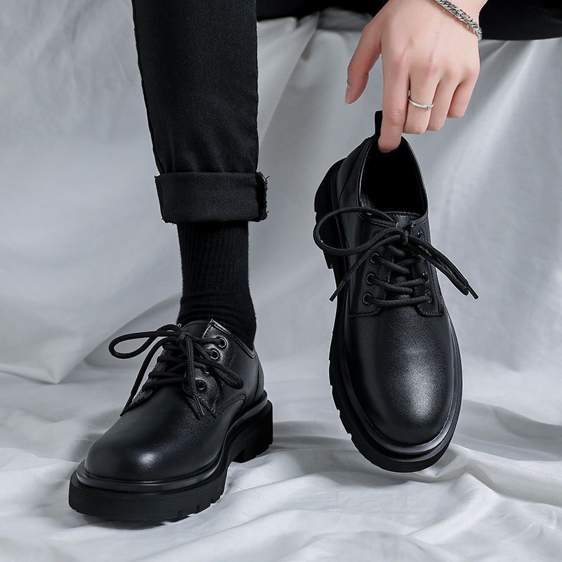 Men's Fashion Casual Waterproof Non-slip Breathable Leather Shoes foto 2