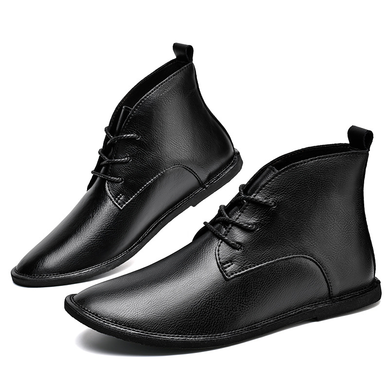 Genuine Leather Martin Vintage Fashion Leather Boots British Wild Soft Bottom Boots foto 5