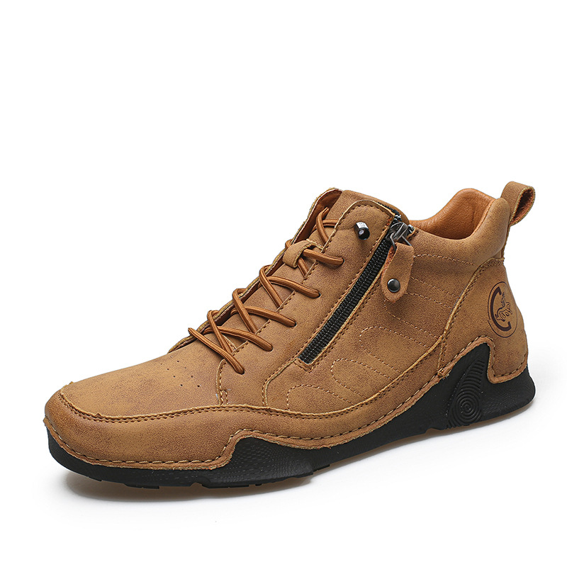 Mens Casual Leather Shoes Plus-size Athletic Shoes foto 4