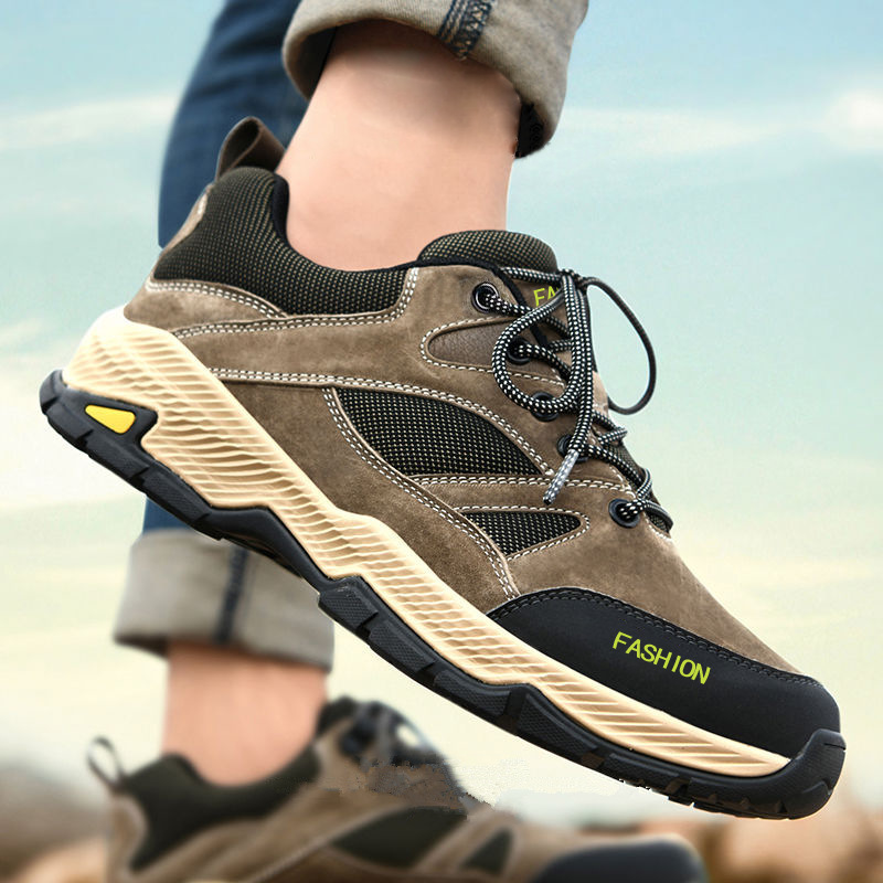 Lace-up Sneakers For Men Casual Breathable Outdoor Hiking Running Sports Shoes foto 3