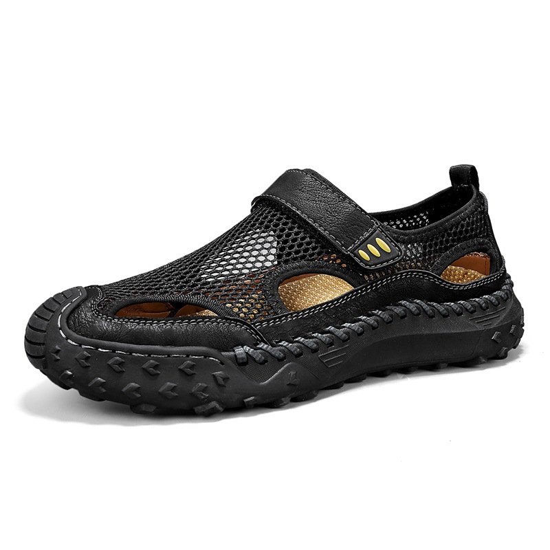 Summer Outdoor Casual Hollow Mesh Surface Breathable Men's Sandals foto 3