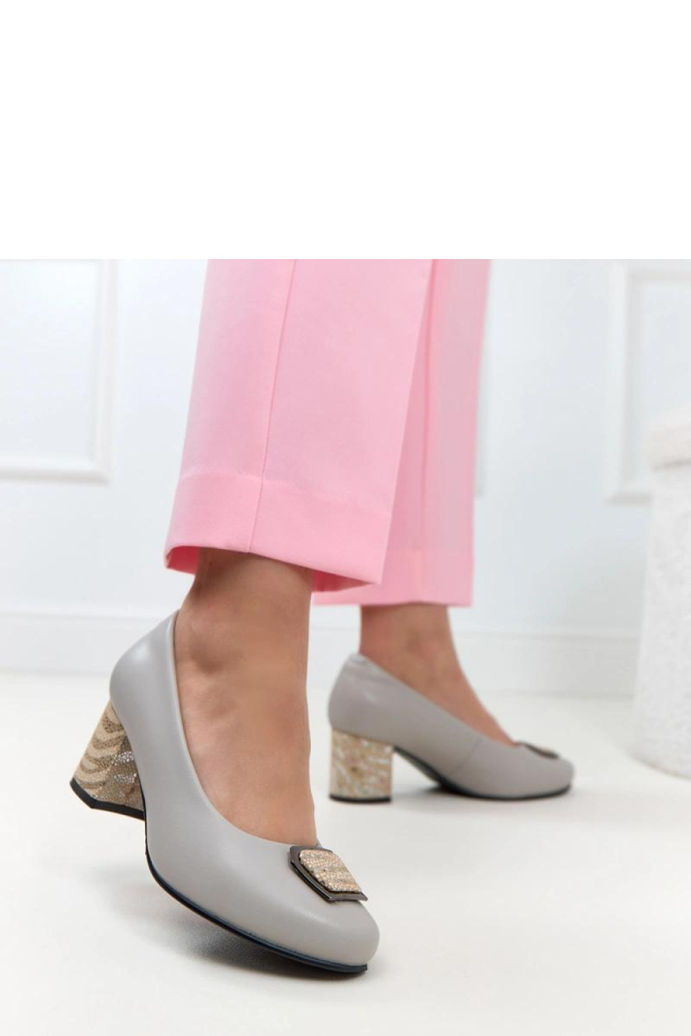 Pumps met dikke hak Solea foto 3