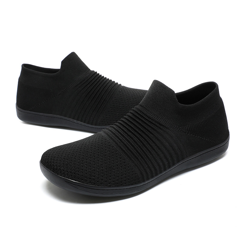 Flyknit Wide-toe Slip-on Sock Shoes Lightweight Comfortable And Durable For Men foto 3
