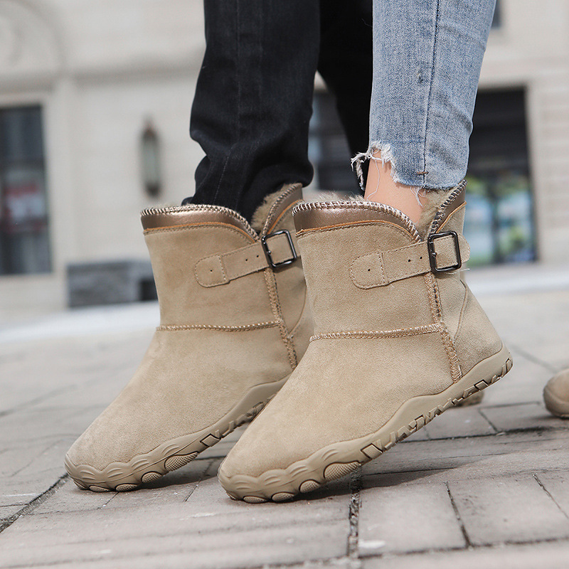 Womens Flat Non-slip Casual Ankle Boots foto 5