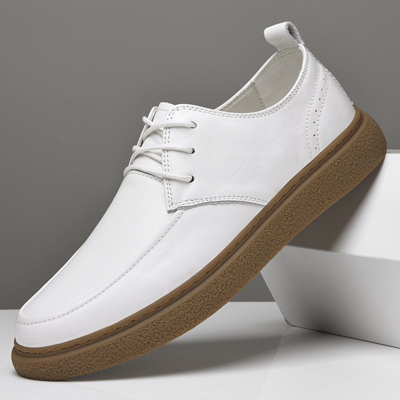 First Layer Cowhide Men's Casual Sneakers foto 4