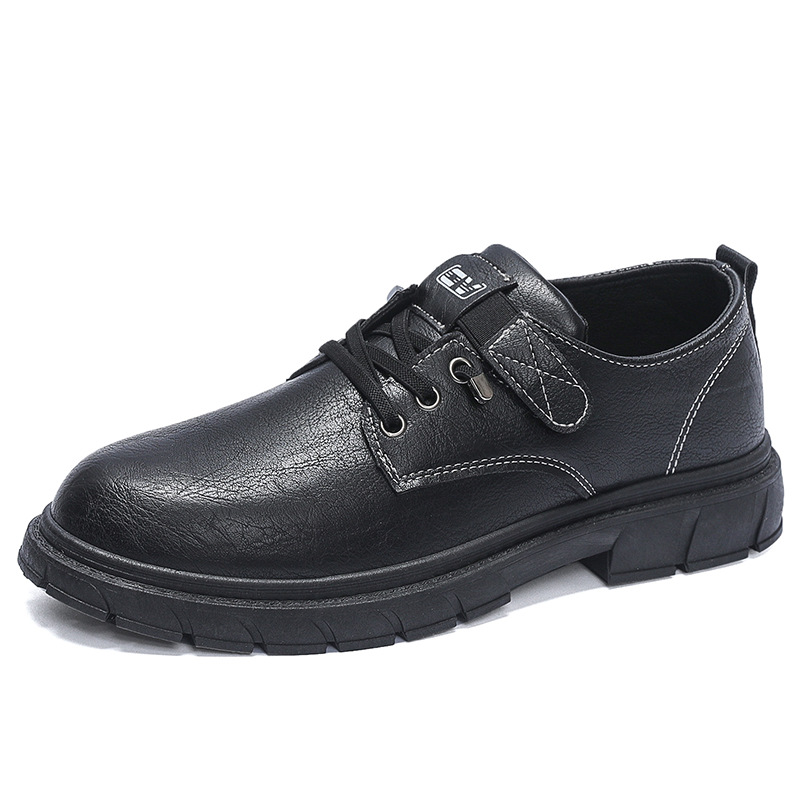 Increased By Small Leather Boots Business Casual Leather Shoes Men foto 5