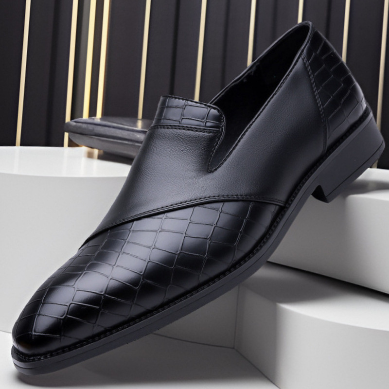 Plus Size Men's British Business Dress Leather Shoes foto 5