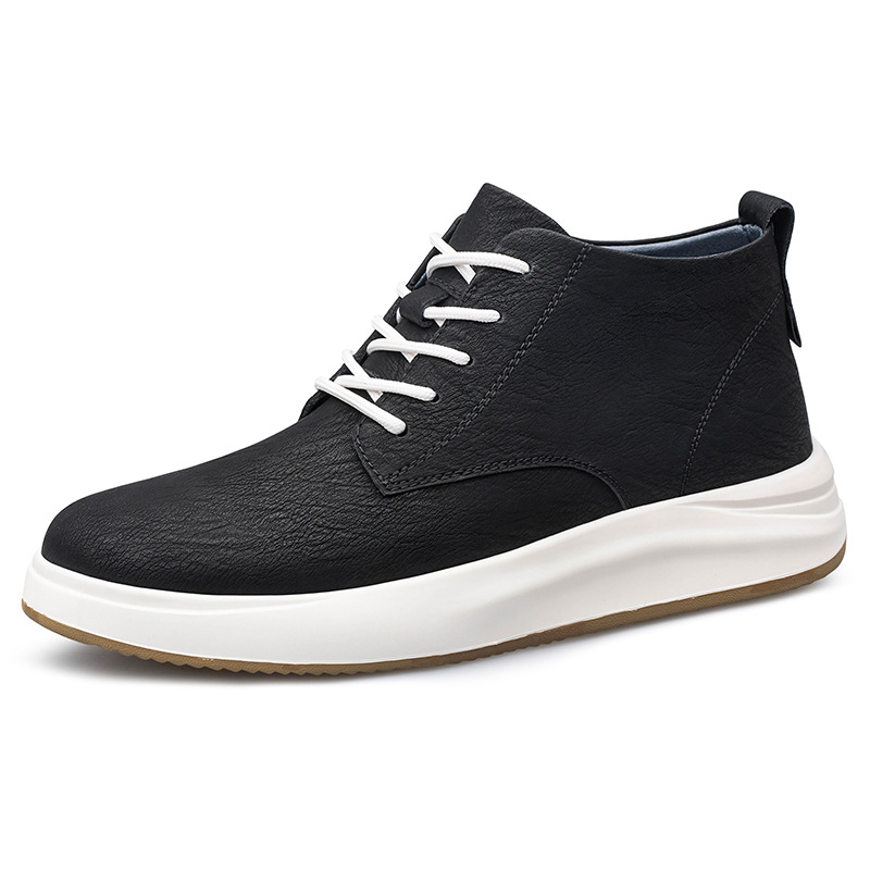 Men's Retro Workwear Height Increasing Leisure Board Shoes foto 2
