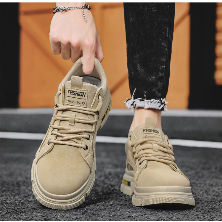 Autumn And Winter Thick Bottom Work Non-slip Wear-resistant Men's Labor Protection Tide foto 4