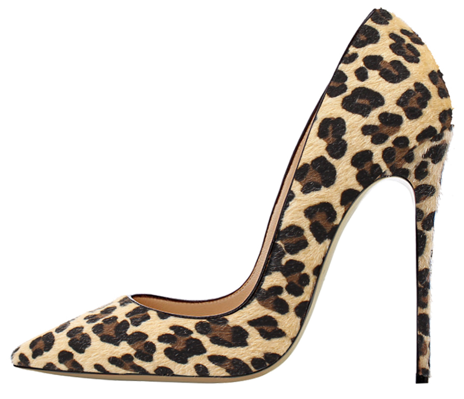 Animal Texture Pointed Toe High Heel Women's Shoes foto 5