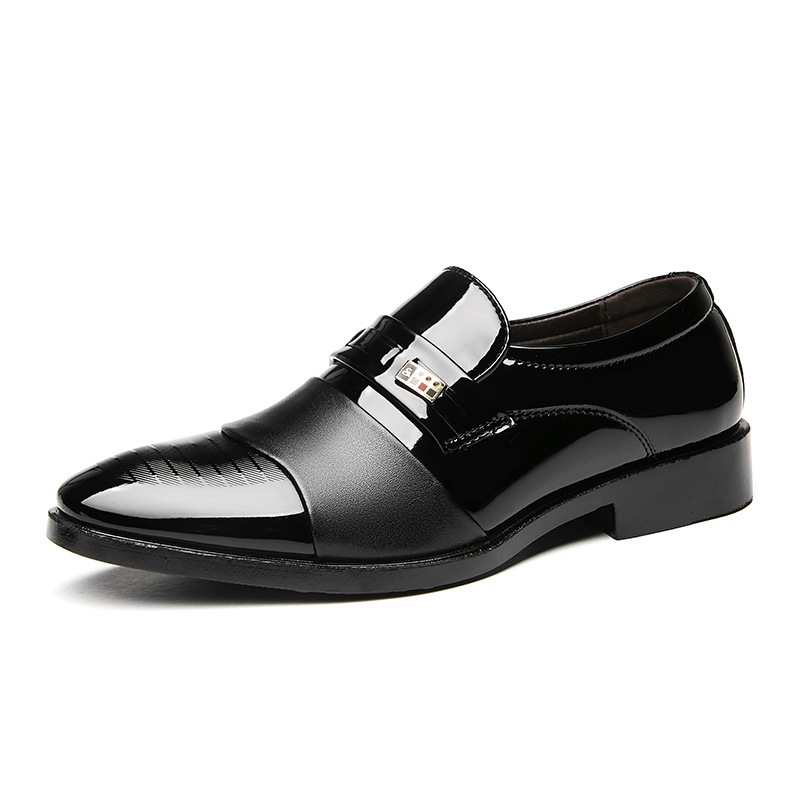 Versatile Casual Winter Men's Business Formal Shoes foto 4