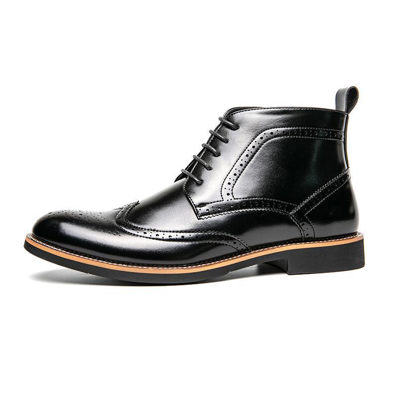 Rubber Brown Winter Boots Man foto 5