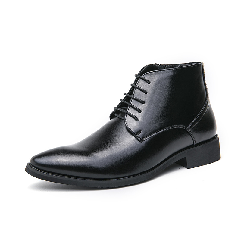 High-top Height Increased By Martin Boots With Zipper foto 3