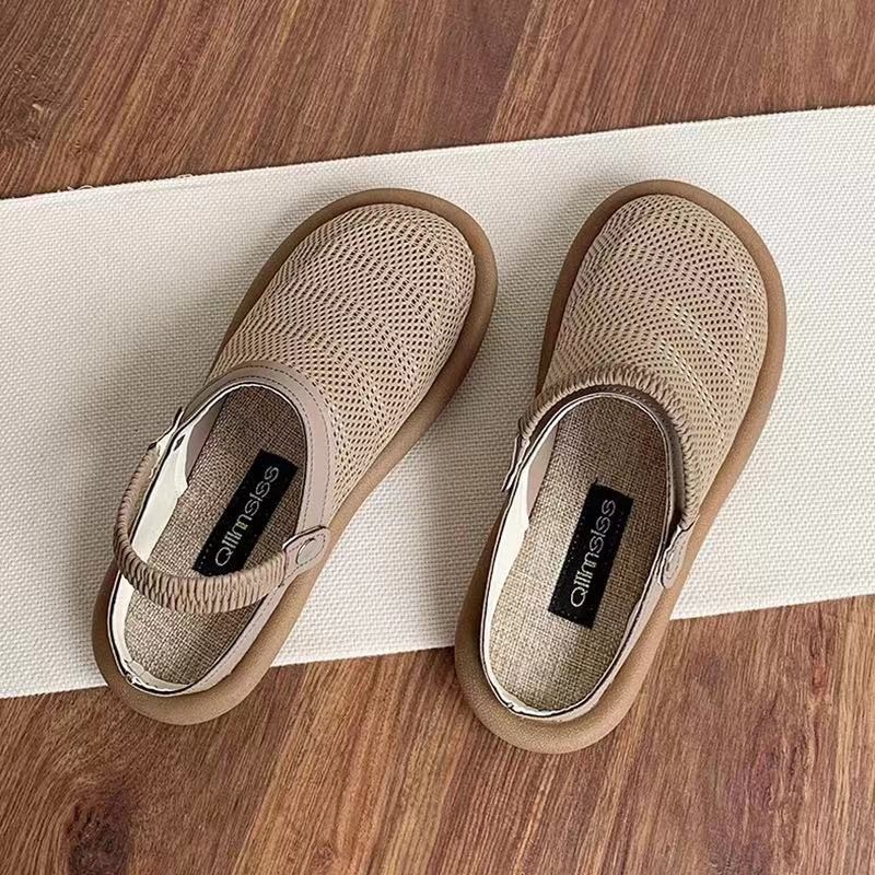 Soft Bottom Closed Toe Breathable Mesh Slip-on Hole Shoes foto 2