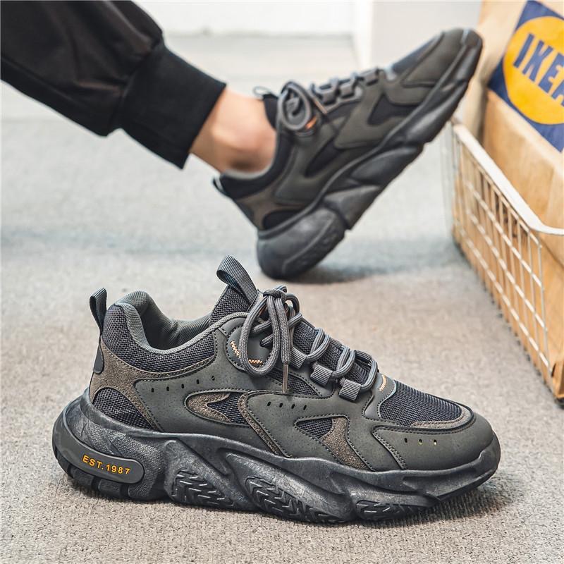 New Breathable Mesh Men's Fashionable All-Match Platform Sports Casual Shoes foto 4