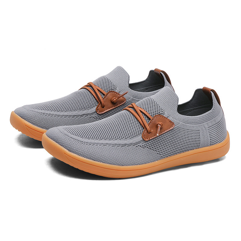 Breathable Mesh Surface Flying Woven Sports Casual Shoes Trendy Running Shoes foto 2