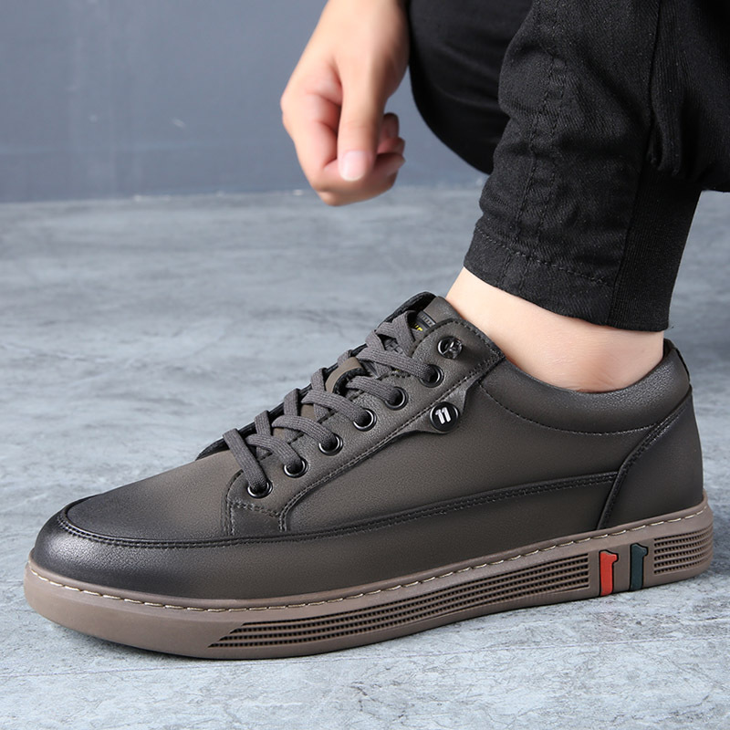 Men's Fashionable Soft-Upper Casual Leather Shoes foto 4