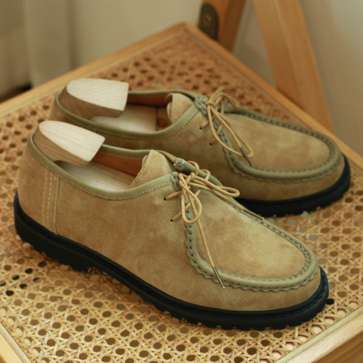 Indian Leather Shoes American Retro Suit Shoes foto 2