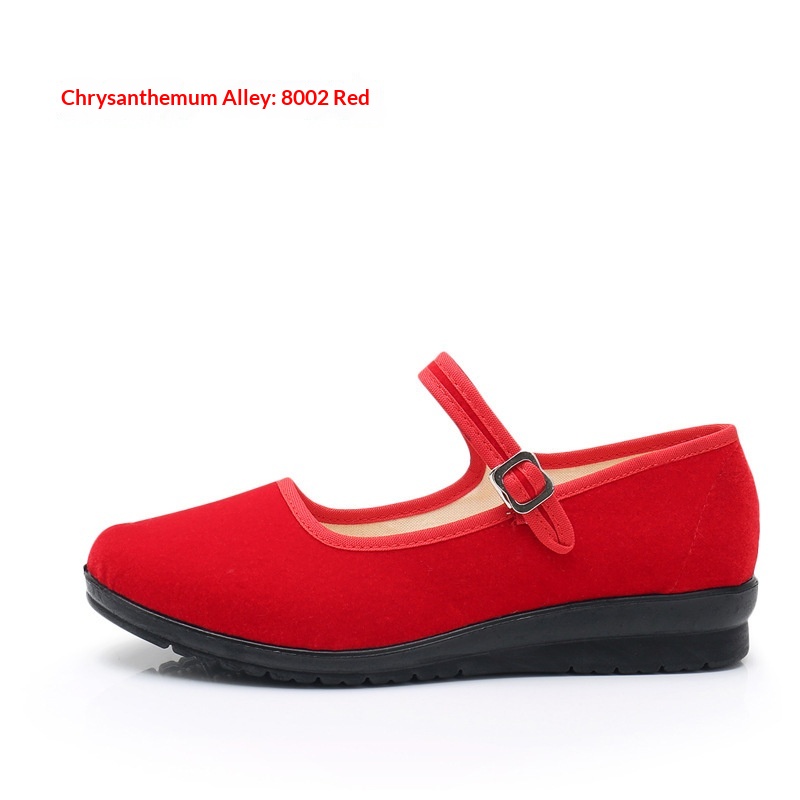 Single-buckle Womens Casual Canvas Shoes foto 2