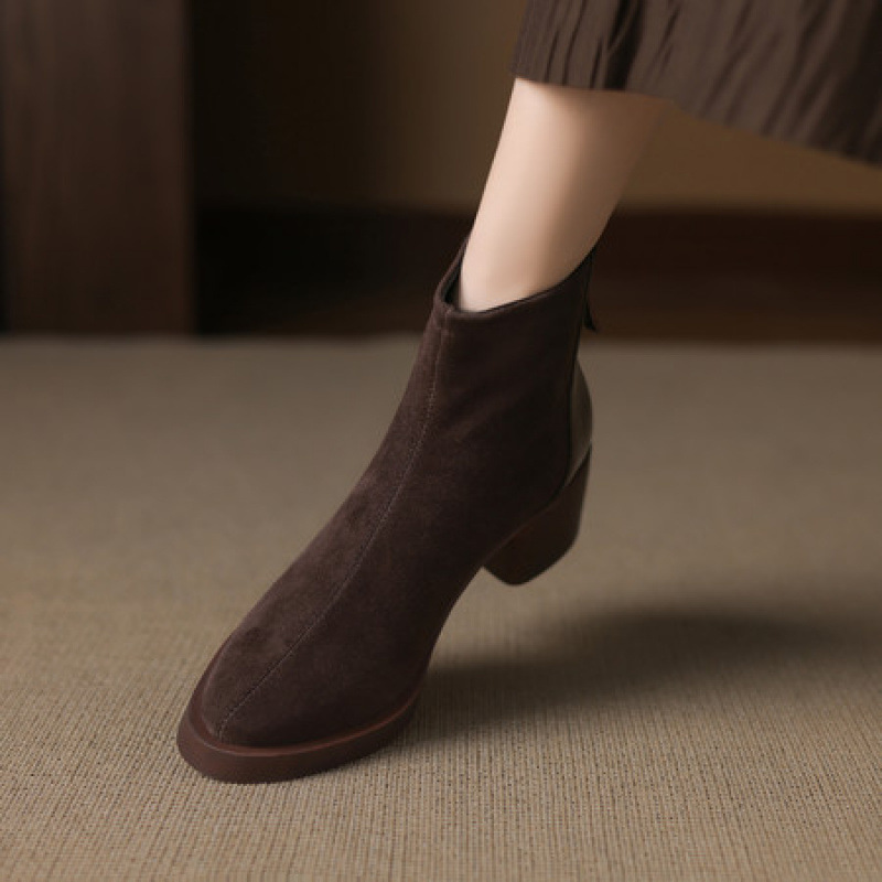 Fashion Personality Suede Booties Women foto 4