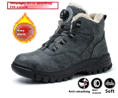 High Top Safety Shoes For Men All Seasons Anti-smash And Anti-puncture foto 3