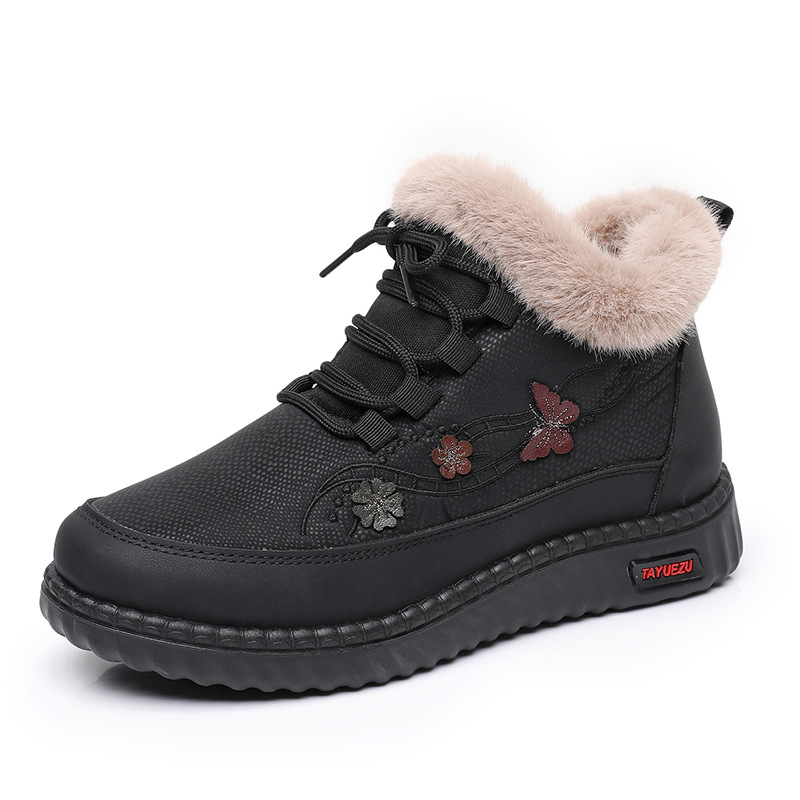 Womens Fleece-lined Extra-thick Cold-weather Cotton Boots foto 5