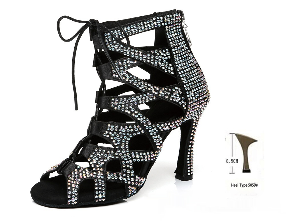 Women's High-top Lace-up Jazz Dance Shoes