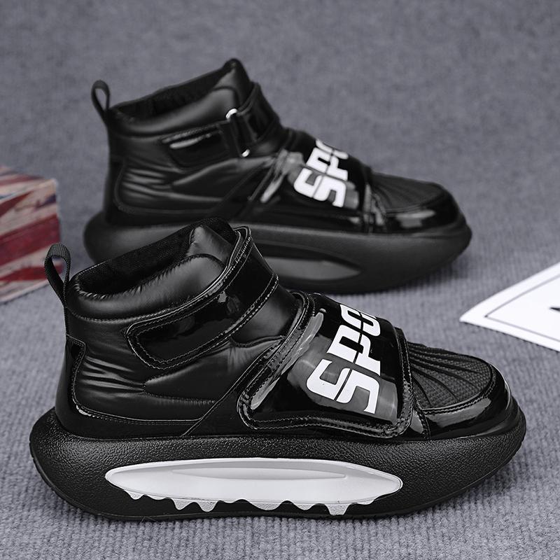 Men's Sports Casual Velcro Bread Shoes foto 3