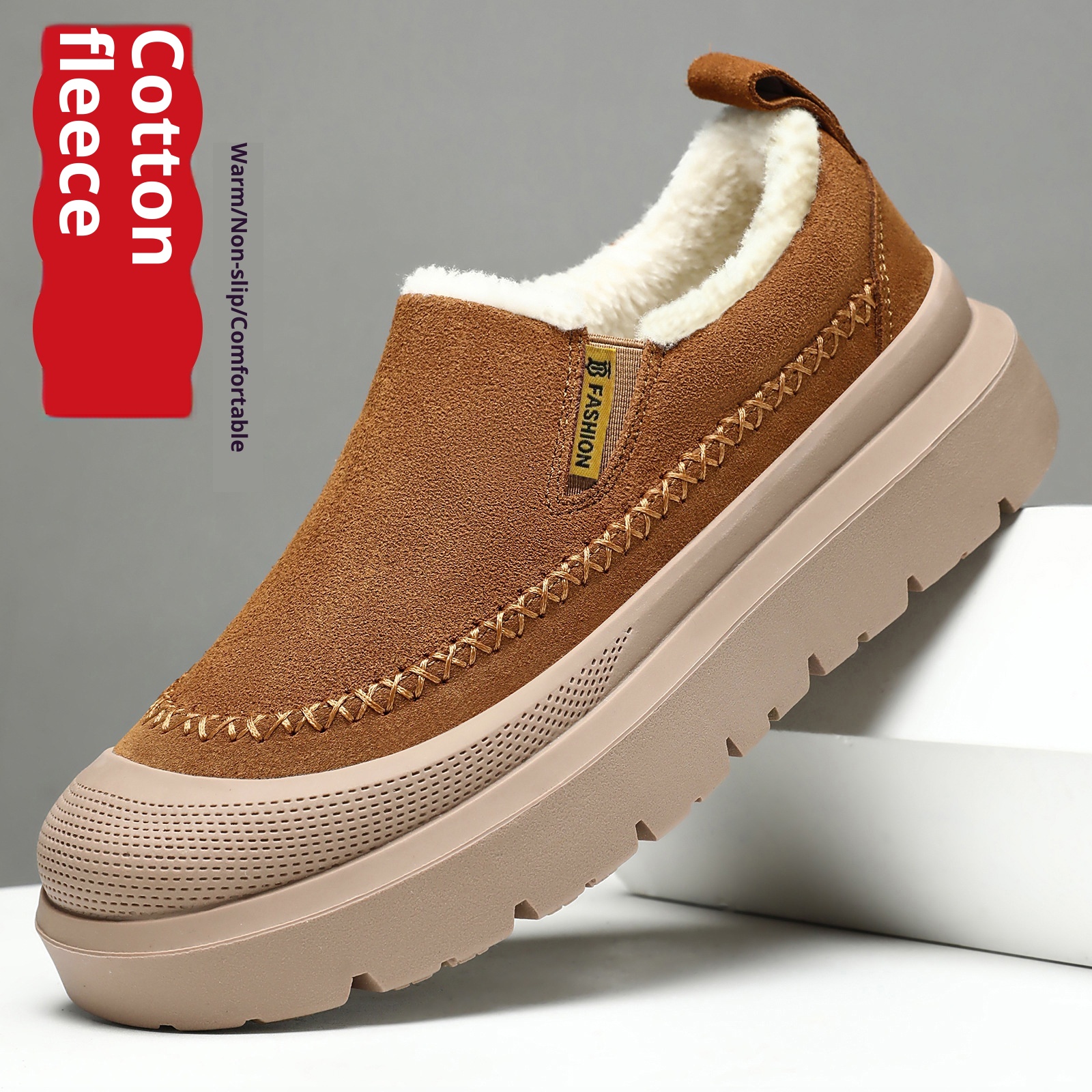 Low-cut Snow Boots Thickened Velvet Ankle Boots Cold And Warm foto 4