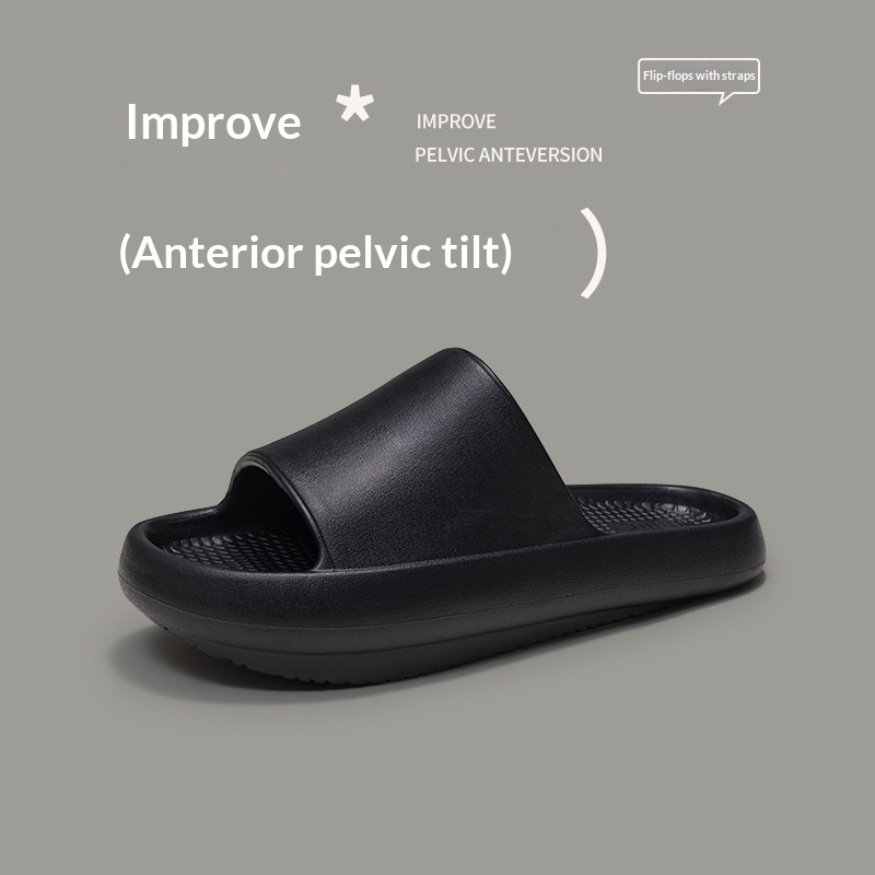 Ergonomic Low-heel Shoes For Correcting Anterior Pelvic Tilt Front-high Back-low Slippers foto 4