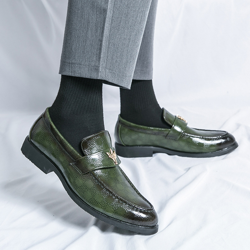 Mens Business Dress Leather Shoes For Summer And Autumn foto 2