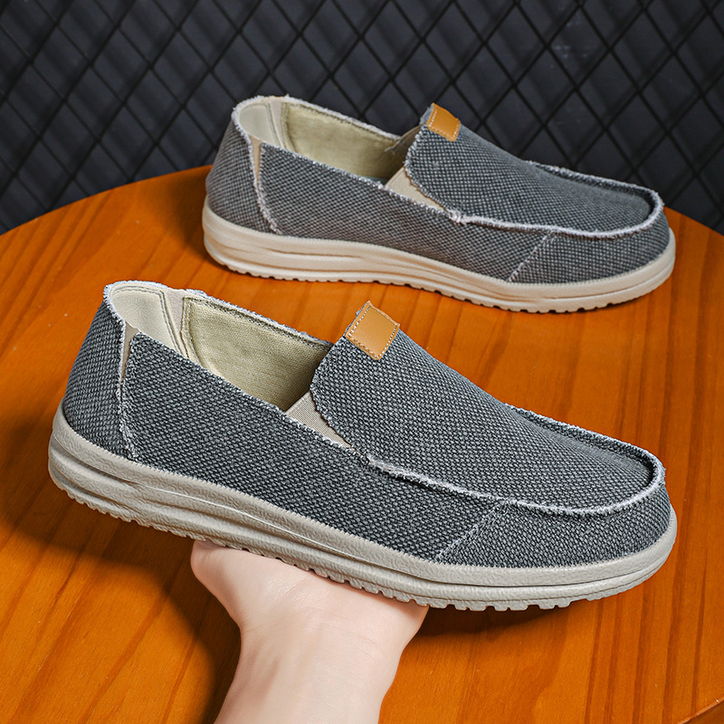 Men's Casual Soft-soled All-match Canvas Shoes foto 2