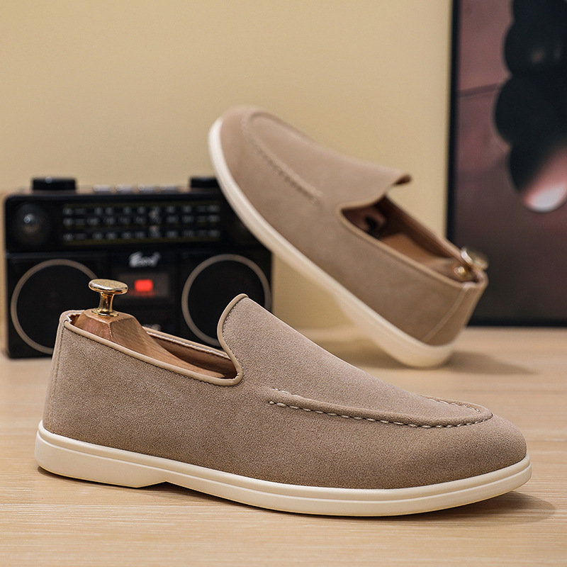 Flat-bottomed Slip-on Casual Large Size Men's Shoes foto 2